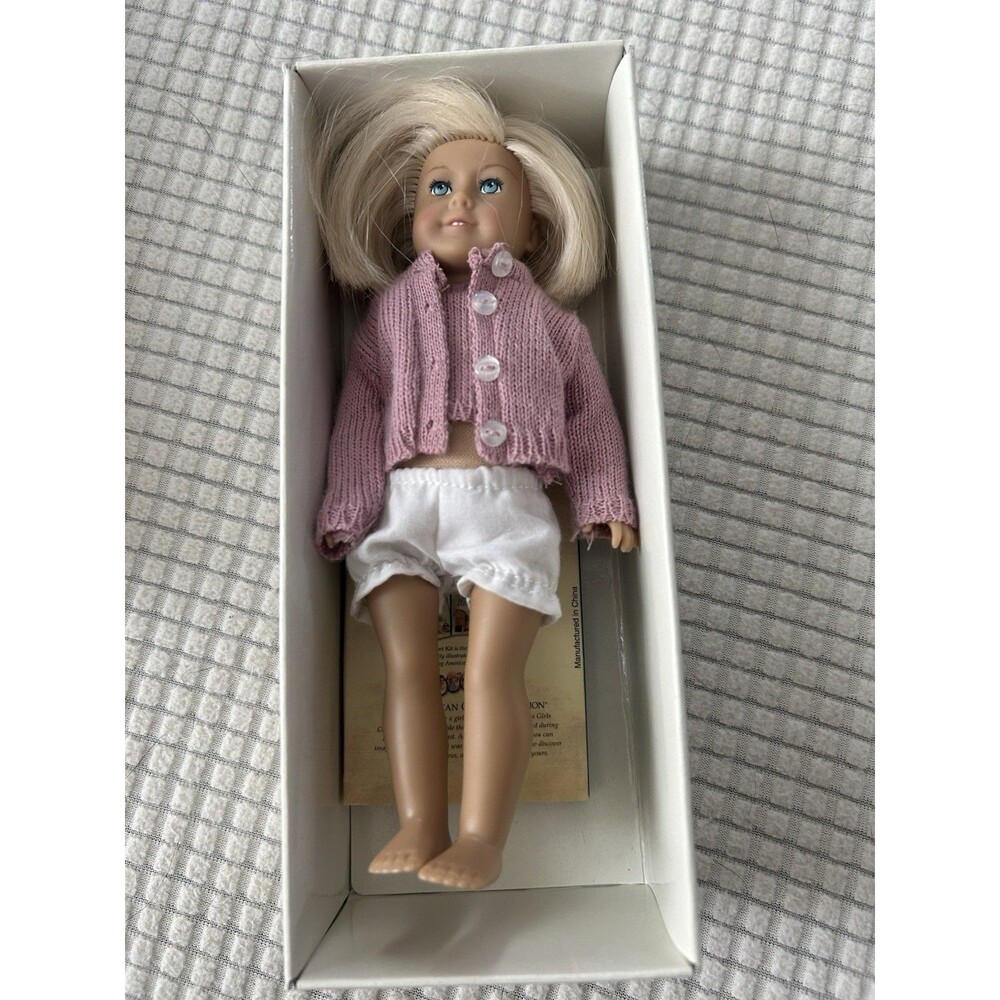 Mini 6” American Girl Doll Kit Kittredge with Retired Outfit, Book Incomplete